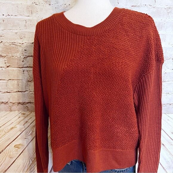 Apt 9 pullover crop ribbed sweater - Picture 3 of 5